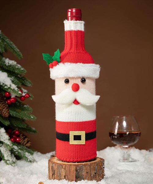 santa spirit bottle decor Weihnachtsgeist-Flaschen-Dekor