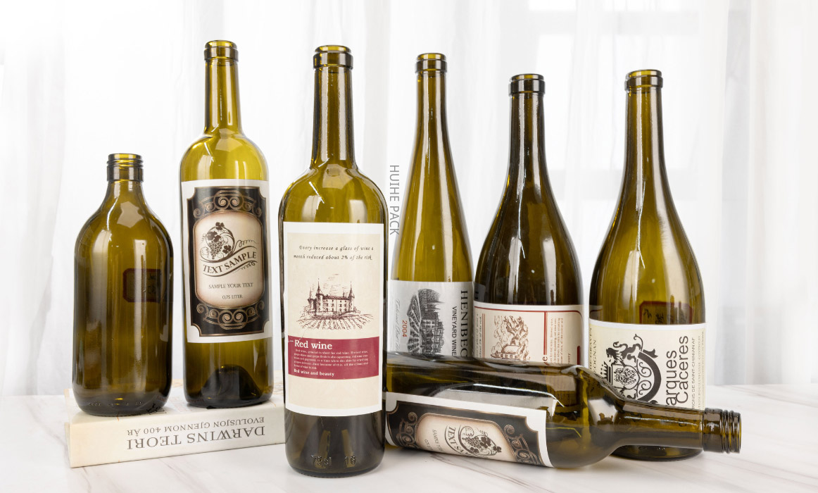 WINE GLASS BOTTLE SHAPE Weinglasflaschenform