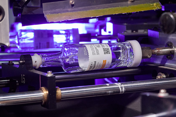 individuelle Spirituosenflasche