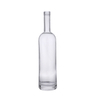Mattierte runde schlanke Arizona-Glas-Wodka-Flasche
