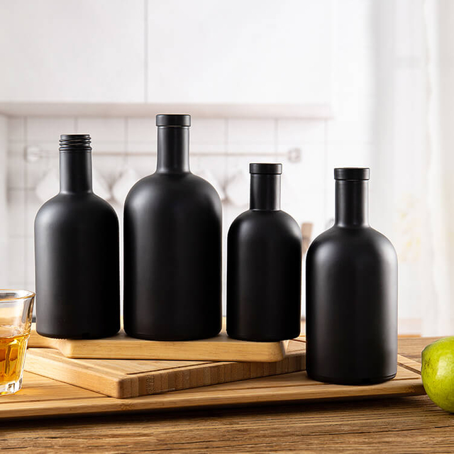 Großhandelspezifische leere Bourbon Whisky Flasche Scotchglasflaschen zum Verkauf