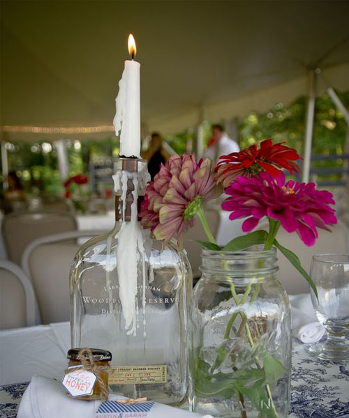 Kerzenhalter f&uuml;r Whiskyflaschen