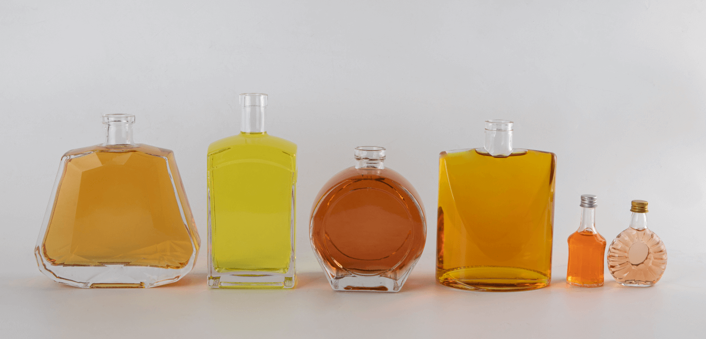 Brandy-Cognac-Flaschen