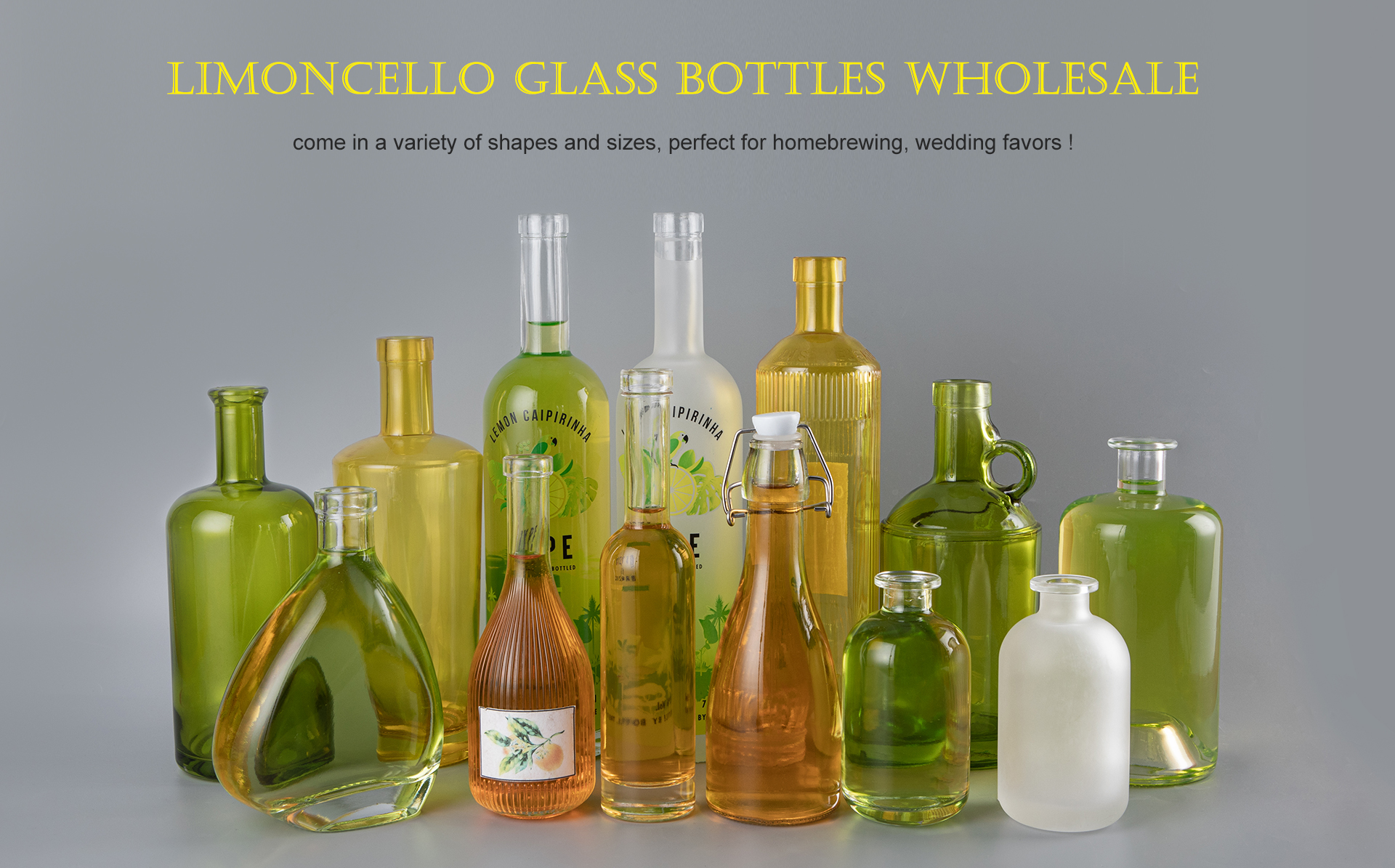 Limoncello-Flaschen im Großhandel