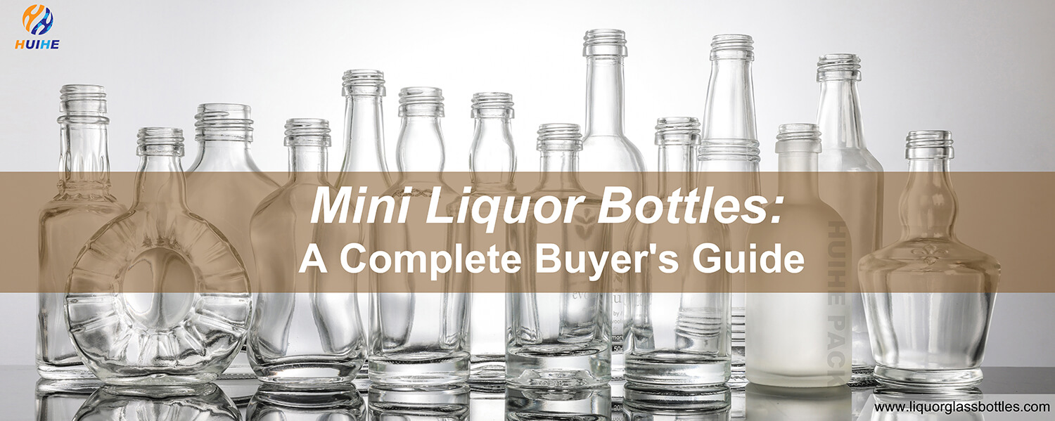 Mini -Spirituosenflaschen leer