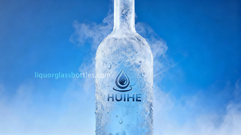 Wodka vs. Wodkaflasche aus Whiskyglas