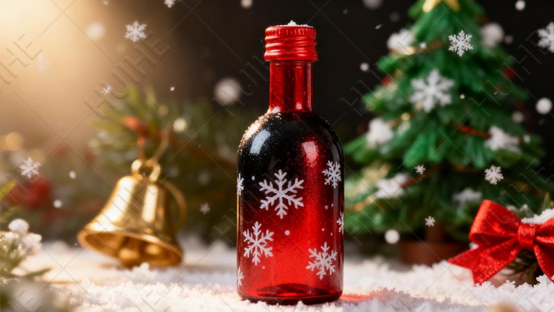 5 Arten von Weihnachtsschnapsflaschen – Mini-Schnapsflasche mit Beschichtung