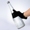 750 ml transparente Mineralwasser-Trinkflasche aus Glas