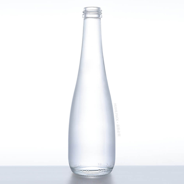 Hochwertige 330-ml-Trinkflasche aus Glas mit Markenlogos
