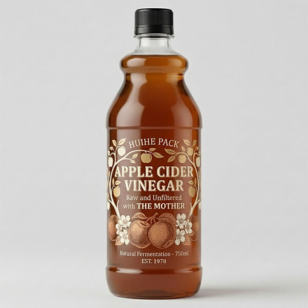 750 ml kundenspezifische Essigglasverpackung