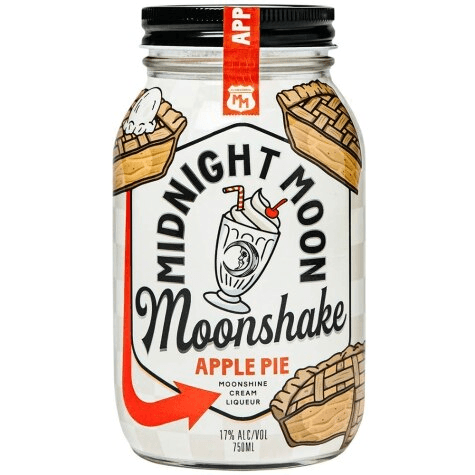 750 ml Midnight Moon Moonshake Apple Pie Cream-Flasche