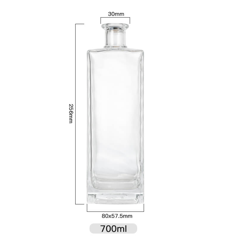 rectangular liquor bottle main 5 rechteckige Schnapsflasche Main 5