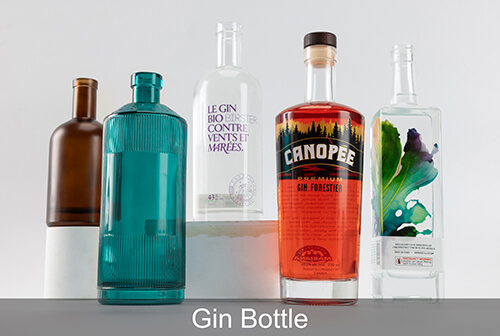 Gin-Flasche im Großhandel