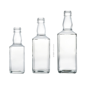 Maßgeschneiderte klassische Tennessee-Glas-Whisky-Flasche mit Schraubverschluss