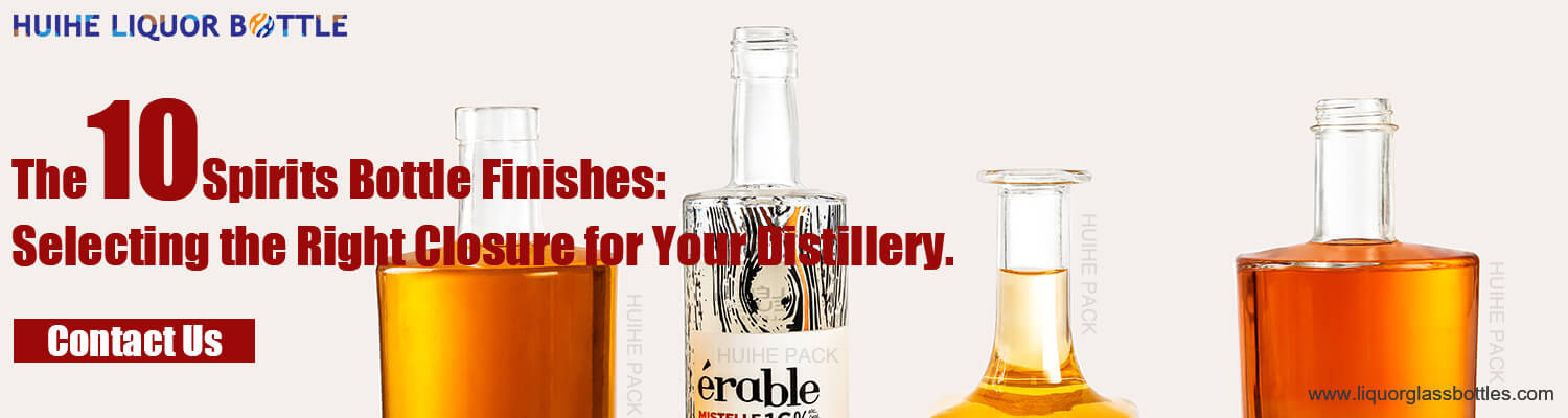 Spirituosenflasche Finish