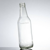 380 ml Premium-Trinkflasche aus strukturiertem Glas mit Schraubdeckel