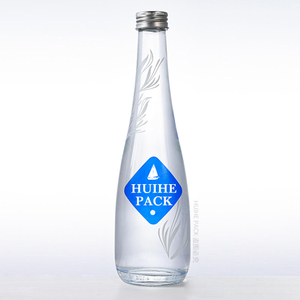 Klare 330-ml-Glaswasserflasche, umweltfreundlich, BPA-frei
