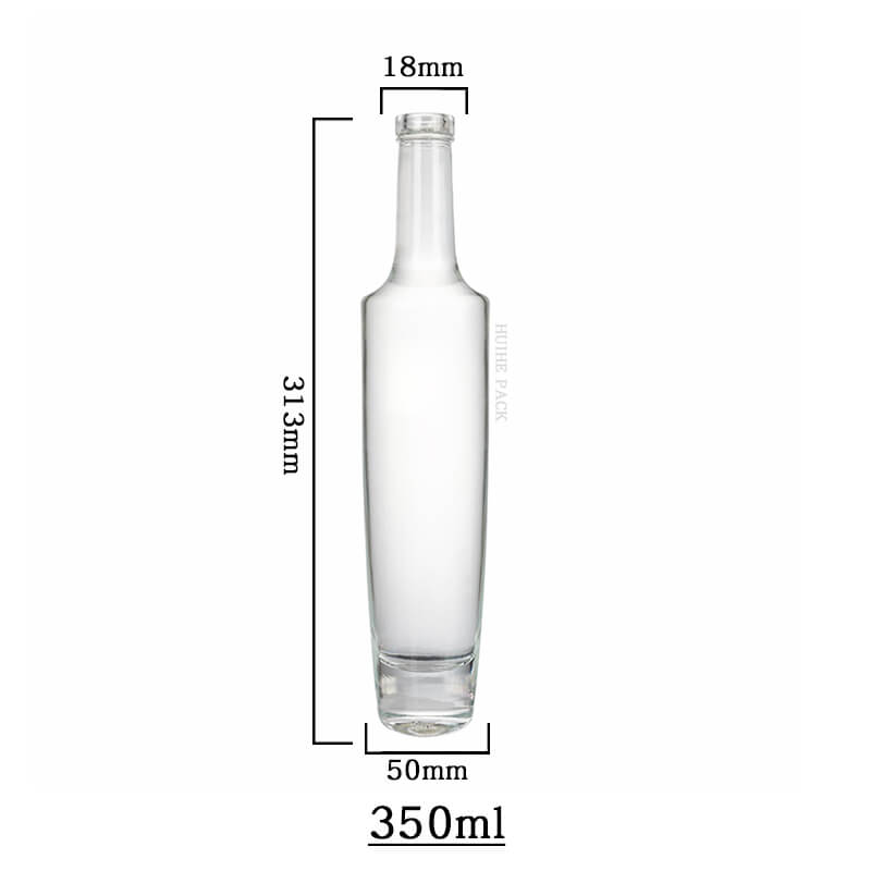 elongated cylinder liquor bottle-capacity längliche Flaschenkapazität von Zylinderlaugeflächen