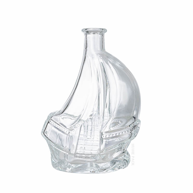 Segelschiff - Form einzigartige Designglasflasche Flasche