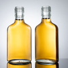 125 ml ma&szlig;geschneiderte Gro&szlig;handels-Flachglas-Lik&ouml;rflasche mit Schraubverschluss