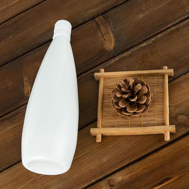 Luxus 500 ml weiße Porzellanflasche Flasche