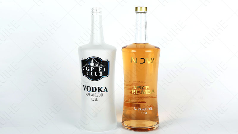 Klassische runde Spirituosenflasche – 1,5 l große Spirituosenflasche