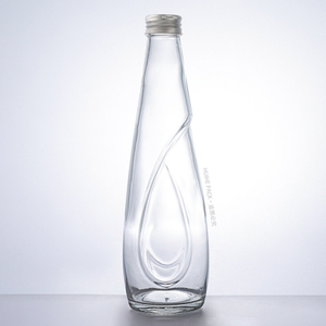 330 ml Glaswasserflasche mit einzigartigem Design, kundenspezifischer Gro&szlig;handel