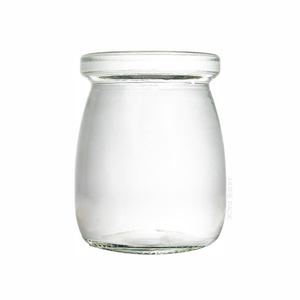 100 ml Milchflasche aus lebensmittelechtem Glas f&uuml;r Joghurtpudding