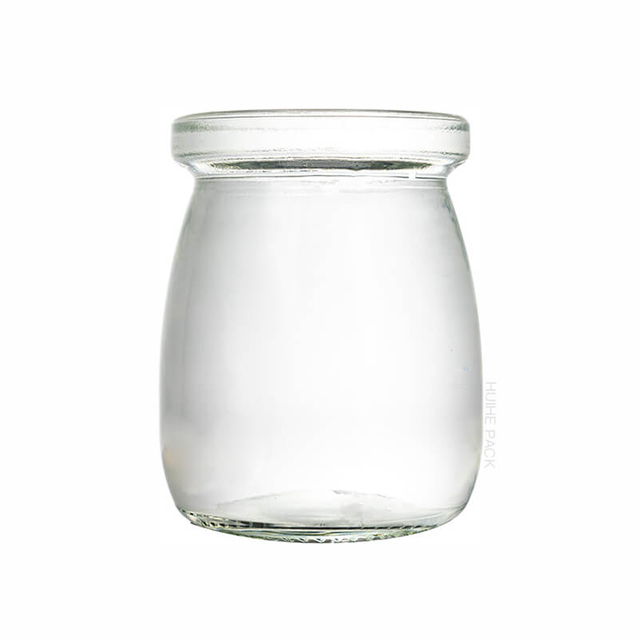100 ml Milchflasche aus lebensmittelechtem Glas f&uuml;r Joghurtpudding