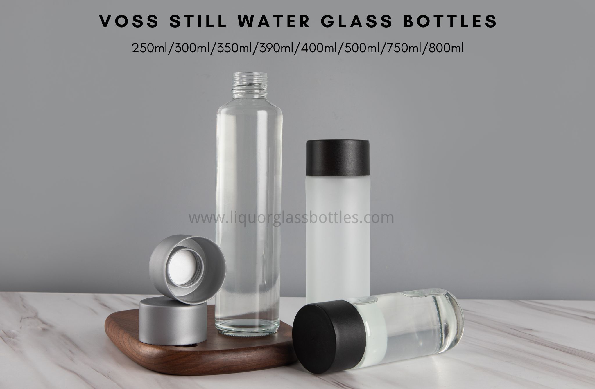 Voss-Glasflasche