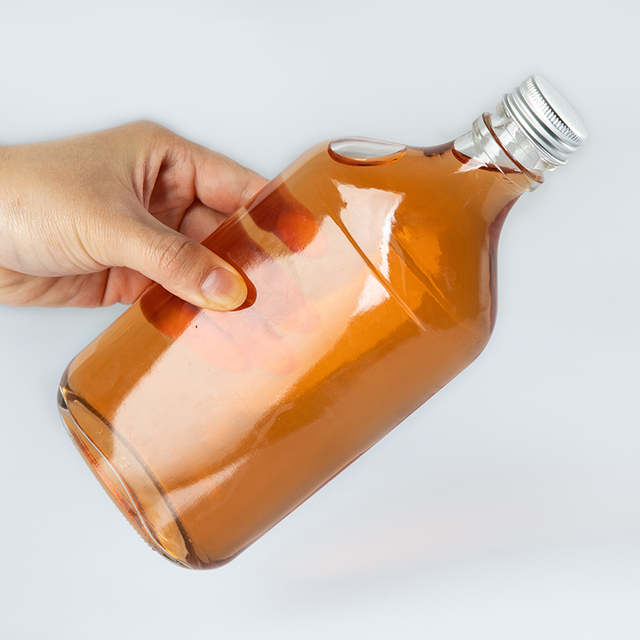 Glas Wodka Whisky Spirituosenflasche Flasche