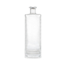 700 ml rechteckige Glasspirituosenflasche mit Korkkappe