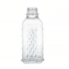 650 ml geprägter Muster der diamantartigen Glasfluseflasche