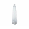 700 ml schlanke dreieckige Rippenmuster Glaslippenflasche