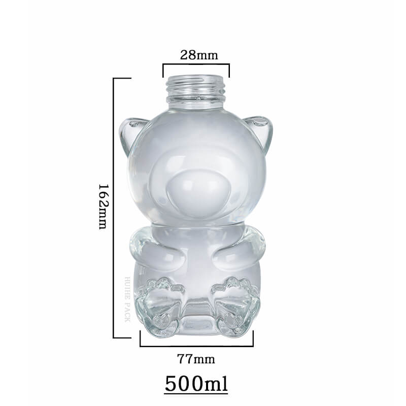 bear shape liquor bottle-capacity Bärenform-Alkohol-Flaschenkapazität