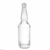 Hexagonale Winkelglas Whiskyflasche mit langem Hals