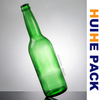 600 ml 20oz Apfelweinflasche aus grünem Feuersteinglas mit langem Hals