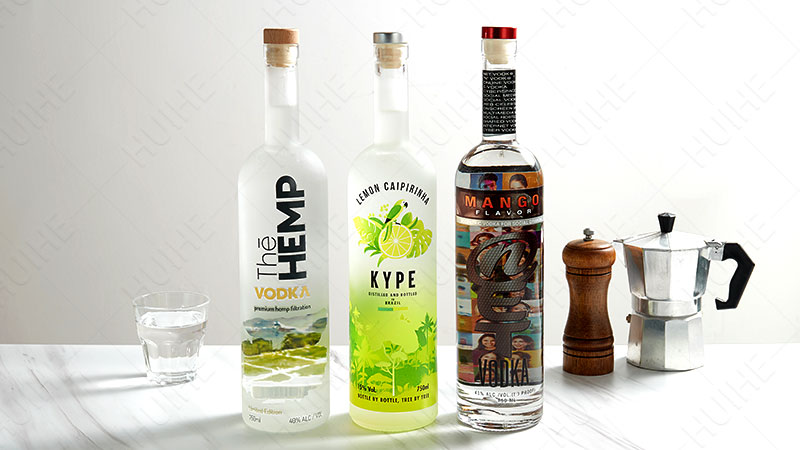 Klassische runde Schnapsflasche – Arizona-Schnapsflasche