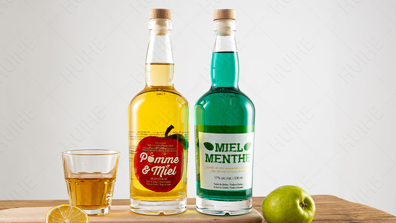 Klassische runde Schnapsflasche – Tennessee-Schnapsflasche