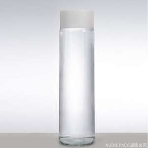 Zylindrische Voss Artesian Stillwasserglasflasche mit Schraubverschluss