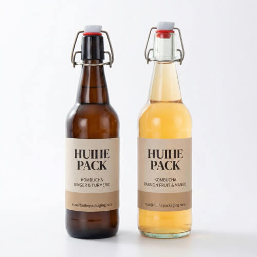 Kombucha-Flasche mit B&uuml;gelverschluss
