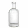 Knollenschulterzylinder 350 ml Clear Glass Spirituosenflasche