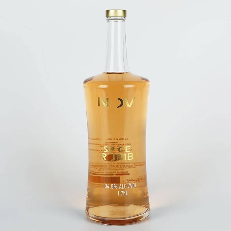 Extra gro&szlig;e 1,75-l-Glas-Wodka-Flasche