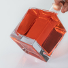 Quadratische Form aus Super-Flint-Glas-Likörflasche mit Bar-Top-Kork