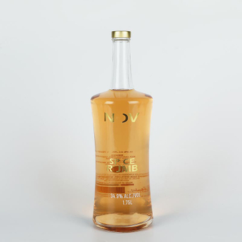 Extra groß 1,75l Glaswodka -Flasche mit Schraubendeckel