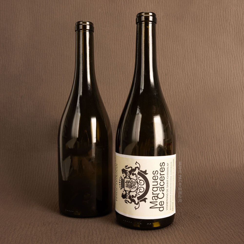 individuelle Weinflasche