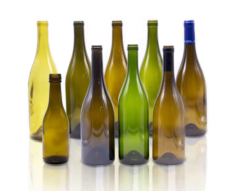 Burgunderfarbene Flaschenfarbe