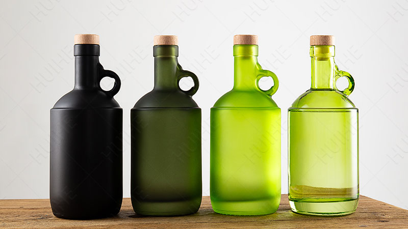 Klassische runde Schnapsflasche – Mondschein-Schnapsflasche