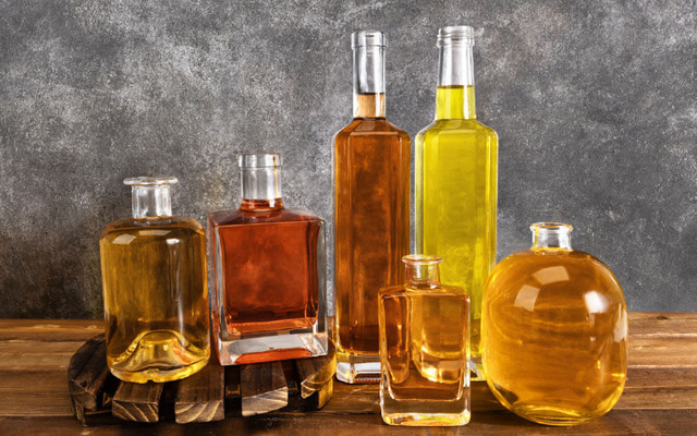 Schnapsflasche auf Lager