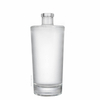 Breite Glasflasche mit dickem Boden
